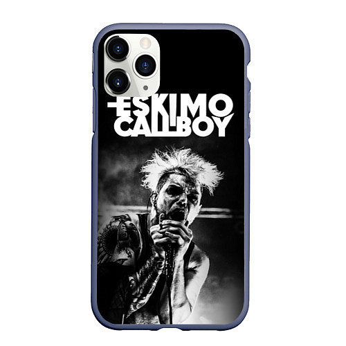 Чехол iPhone 11 Pro матовый Eskimo Callboy / 3D-Серый – фото 1