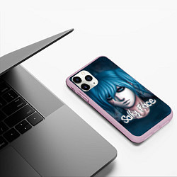 Чехол iPhone 11 Pro матовый Sally Face, цвет: 3D-розовый — фото 2