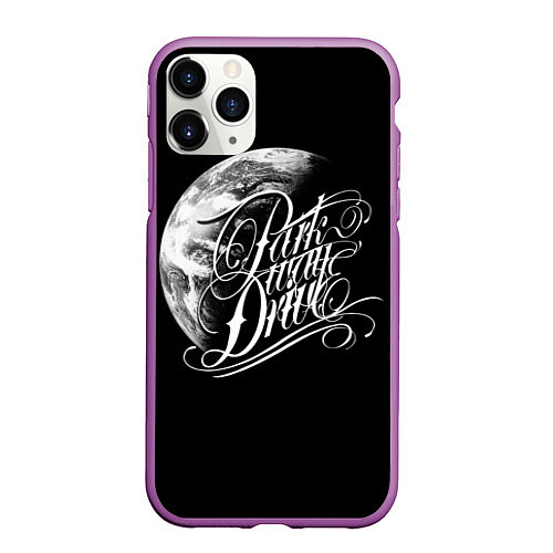 Чехол iPhone 11 Pro матовый Parkway Drive / 3D-Фиолетовый – фото 1