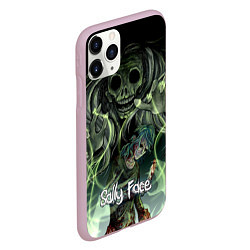 Чехол iPhone 11 Pro матовый Sally Face: Death Magic, цвет: 3D-розовый — фото 2