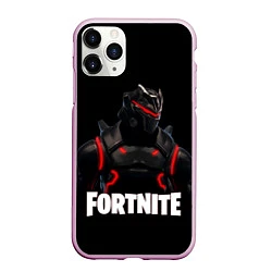 Чехол iPhone 11 Pro матовый Fortnite: Cyborg, цвет: 3D-розовый