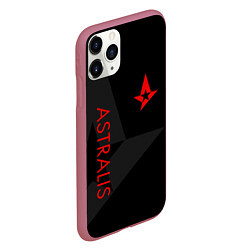 Чехол iPhone 11 Pro матовый Astralis: Dark Style, цвет: 3D-малиновый — фото 2