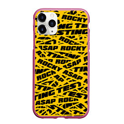 Чехол iPhone 11 Pro матовый ASAP Rocky: Light Style, цвет: 3D-малиновый