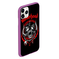 Чехол iPhone 11 Pro матовый Motorhead Demons, цвет: 3D-фиолетовый — фото 2