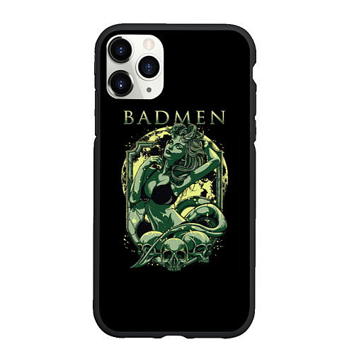 Чехол iPhone 11 Pro матовый Badmen / 3D-Черный – фото 1