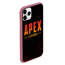 Чехол iPhone 11 Pro матовый Apex Legends: Dark Game, цвет: 3D-малиновый — фото 2