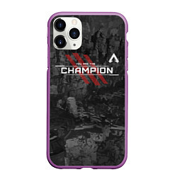 Чехол iPhone 11 Pro матовый You Are The Champion, цвет: 3D-фиолетовый