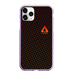 Чехол iPhone 11 Pro матовый Apex Legends: Orange Dotted