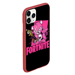 Чехол iPhone 11 Pro матовый Fortnite, цвет: 3D-красный — фото 2