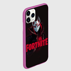 Чехол iPhone 11 Pro матовый Fortnite, цвет: 3D-фиолетовый — фото 2