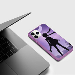 Чехол iPhone 11 Pro матовый Pretty Soldier Sailor Moon, цвет: 3D-фиолетовый — фото 2