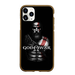 Чехол iPhone 11 Pro матовый God of War