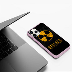 Чехол iPhone 11 Pro матовый STALKER: Radioactive, цвет: 3D-розовый — фото 2