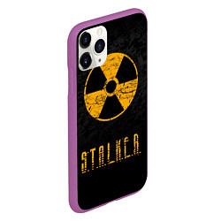 Чехол iPhone 11 Pro матовый STALKER: Radioactive, цвет: 3D-фиолетовый — фото 2