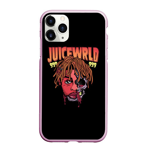 Чехол iPhone 11 Pro матовый Juice WRLD / 3D-Розовый – фото 1