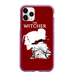 Чехол iPhone 11 Pro матовый The Witcher: Blood Rain, цвет: 3D-фиолетовый