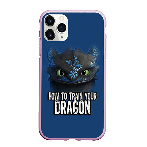 Чехол iPhone 11 Pro матовый How to train your dragon / 3D-Розовый – фото 1