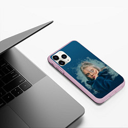 Чехол iPhone 11 Pro матовый Billie Eilish: My strange addiction, цвет: 3D-розовый — фото 2