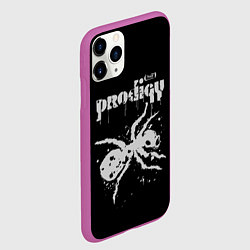 Чехол iPhone 11 Pro матовый The Prodigy The Ant, цвет: 3D-фиолетовый — фото 2