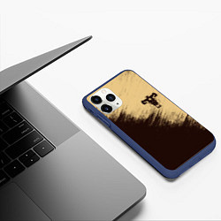 Чехол iPhone 11 Pro матовый Black Clover, цвет: 3D-тёмно-синий — фото 2