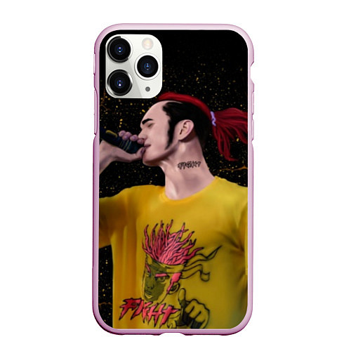 Чехол iPhone 11 Pro матовый Gone Fludd art 3 / 3D-Розовый – фото 1