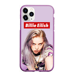 Чехол iPhone 11 Pro матовый Billie Eilish: Bored, цвет: 3D-фиолетовый