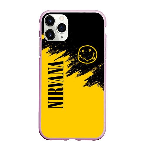 Чехол iPhone 11 Pro матовый NIRVANA / 3D-Розовый – фото 1