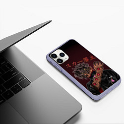 Чехол iPhone 11 Pro матовый SCARLXRD: Dark Man, цвет: 3D-светло-сиреневый — фото 2