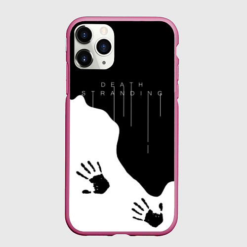 Чехол iPhone 11 Pro матовый DEATH STRANDING / 3D-Малиновый – фото 1