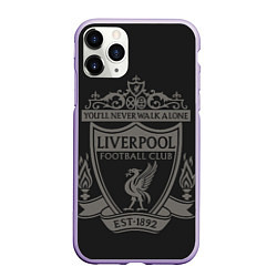 Чехол iPhone 11 Pro матовый Liverpool - Classic Est 1892, цвет: 3D-светло-сиреневый