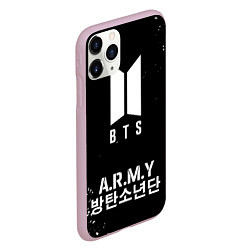 Чехол iPhone 11 Pro матовый BTS ARMY, цвет: 3D-розовый — фото 2