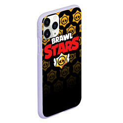 Чехол iPhone 11 Pro матовый Brawl Stars, цвет: 3D-светло-сиреневый — фото 2