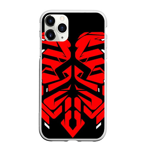 Чехол iPhone 11 Pro матовый ARMOR SAMURAI / 3D-Белый – фото 1