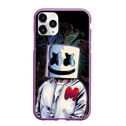 Чехол iPhone 11 Pro матовый Marshmello XXX