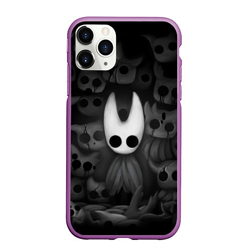 Чехол iPhone 11 Pro матовый Hollow Knight / 3D-Фиолетовый – фото 1