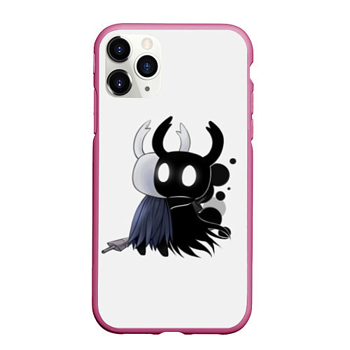 Чехол iPhone 11 Pro матовый Hollow Knight / 3D-Малиновый – фото 1