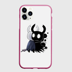 Чехол iPhone 11 Pro матовый Hollow Knight, цвет: 3D-малиновый