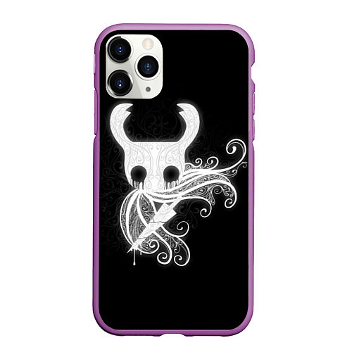 Чехол iPhone 11 Pro матовый Hollow Knight / 3D-Фиолетовый – фото 1