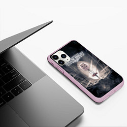 Чехол iPhone 11 Pro матовый Hollow Knight, цвет: 3D-розовый — фото 2