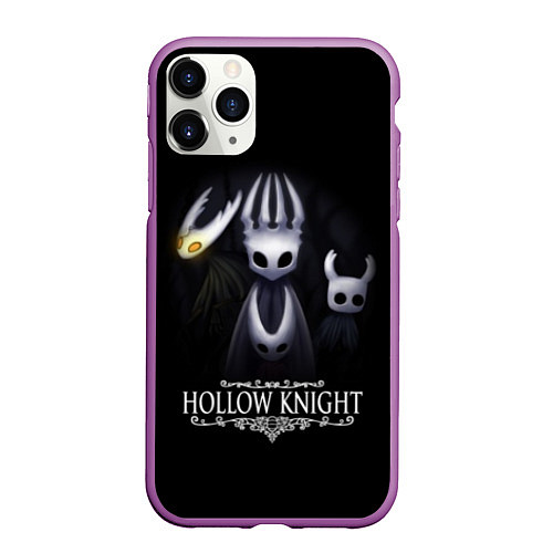 Чехол iPhone 11 Pro матовый Hollow Knight / 3D-Фиолетовый – фото 1