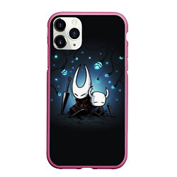 Чехол iPhone 11 Pro матовый Hollow Knight, цвет: 3D-малиновый