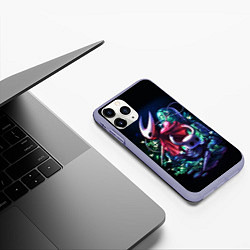 Чехол iPhone 11 Pro матовый Hollow Knight, цвет: 3D-светло-сиреневый — фото 2