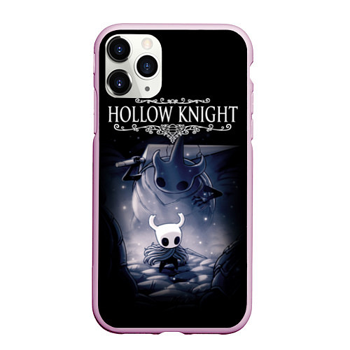 Чехол iPhone 11 Pro матовый Hollow Knight / 3D-Розовый – фото 1