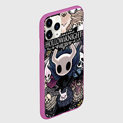 Чехол iPhone 11 Pro матовый Hollow Knight, цвет: 3D-фиолетовый — фото 2