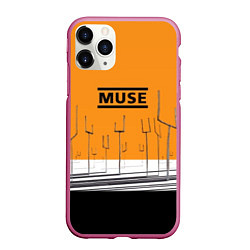 Чехол iPhone 11 Pro матовый Muse: Orange Mood, цвет: 3D-малиновый