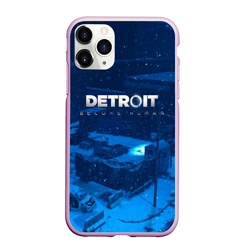 Чехол iPhone 11 Pro матовый Detroit: Become Human / 3D-Розовый – фото 1