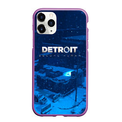 Чехол iPhone 11 Pro матовый Detroit: Become Human, цвет: 3D-фиолетовый