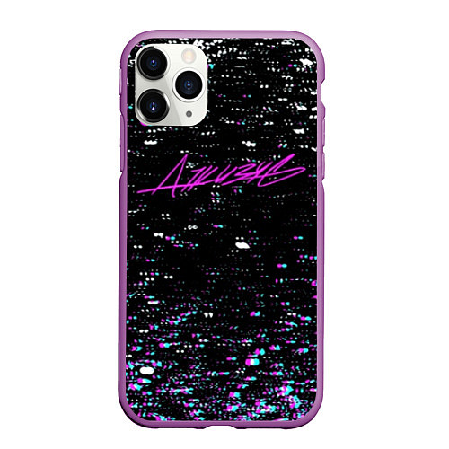 Чехол iPhone 11 Pro матовый ДЖИЗУС / 3D-Фиолетовый – фото 1