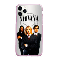 Чехол iPhone 11 Pro матовый Nirvana, цвет: 3D-розовый