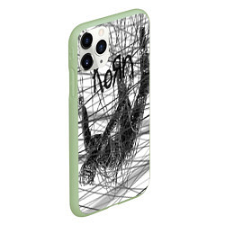 Чехол iPhone 11 Pro матовый Korn: The Nothing, цвет: 3D-салатовый — фото 2